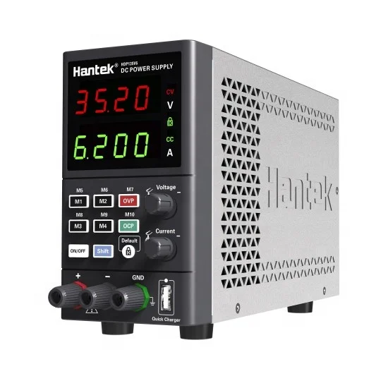 

Регулируемый светодиодный цифровой переключатель постоянного тока Hantek HDP135V6 0-35 В/0-6A, источник питания с регулятором напряжения
