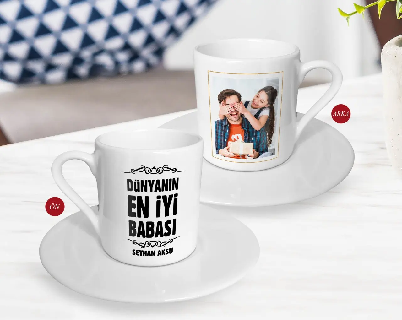 

Персонализированный подарок на день отца, фотография, турецкий кофе fincanek-50