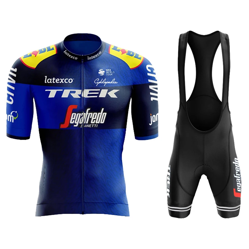 

2023 TREK Team Summer Short Sleeve Men Cycling Jersey Set Road Bike Uniform Bicycle Wear Breathable Cycling Clothings Ciclismo