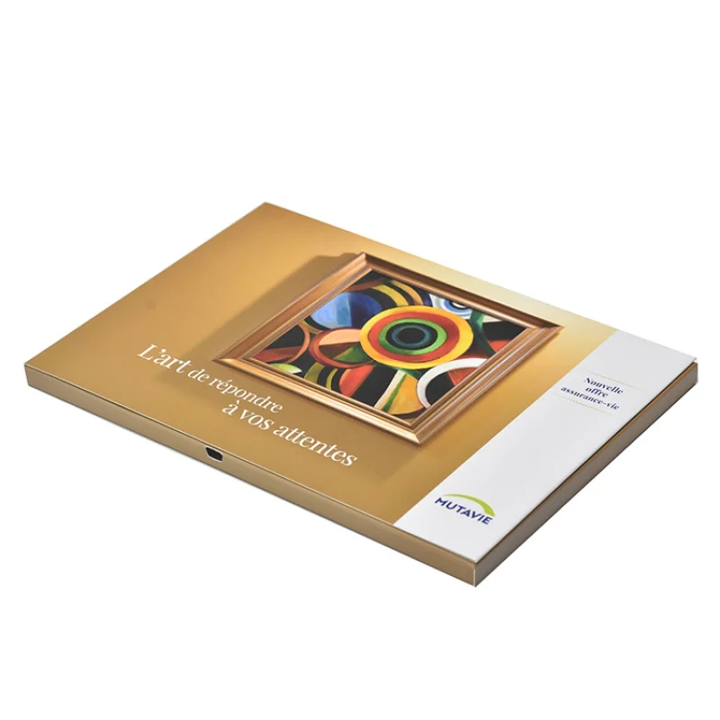 Custom .2.4 ''/4 5''/5 ''/10 1'' видео брошюра/Видео Брошюра приглашение lcd