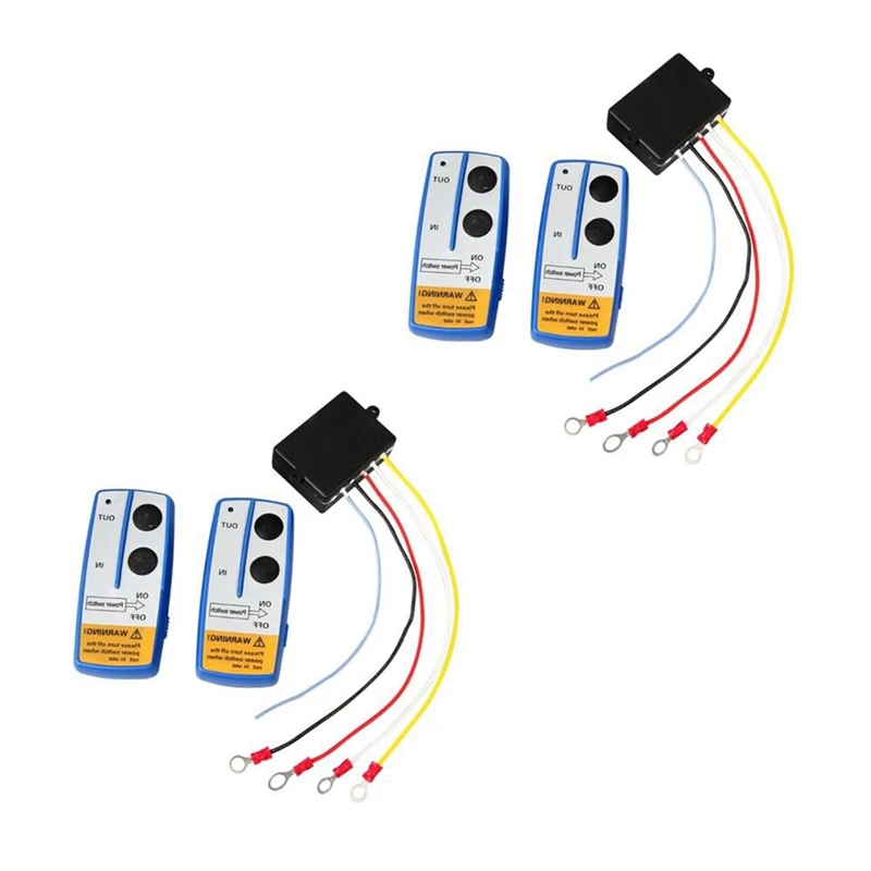 4-кратный Беспроводной Выключатель для лебедки с дистанционным управлением