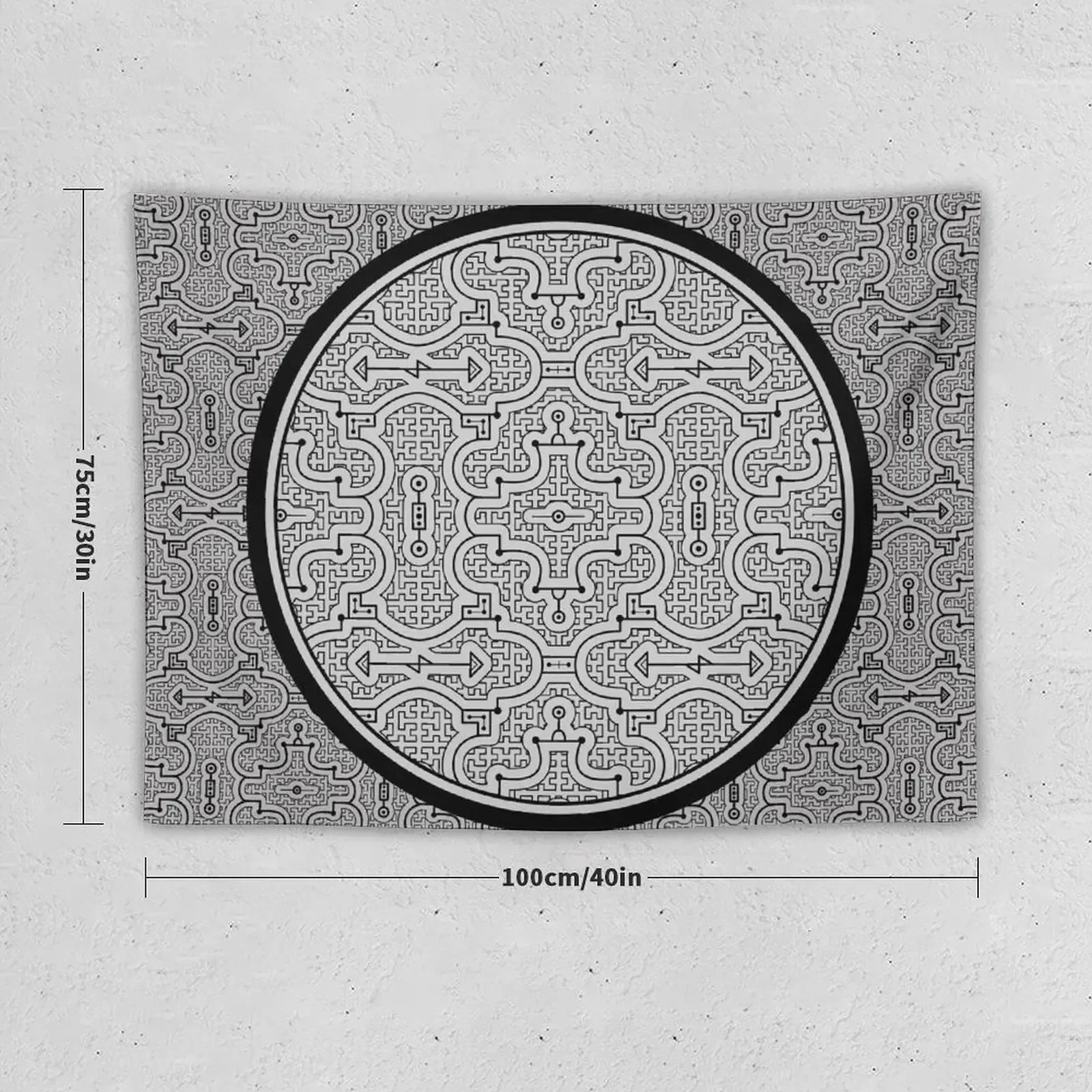 Шипибо дизайн Гобелен комната украшения интерьера эстетические домашние