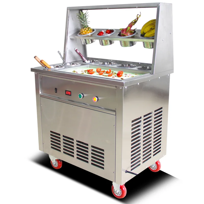 

Машина для жарки молока, йогурта, коммерческая машина для жарки льда, каши, жарки фруктов, машина для жарки мороженого