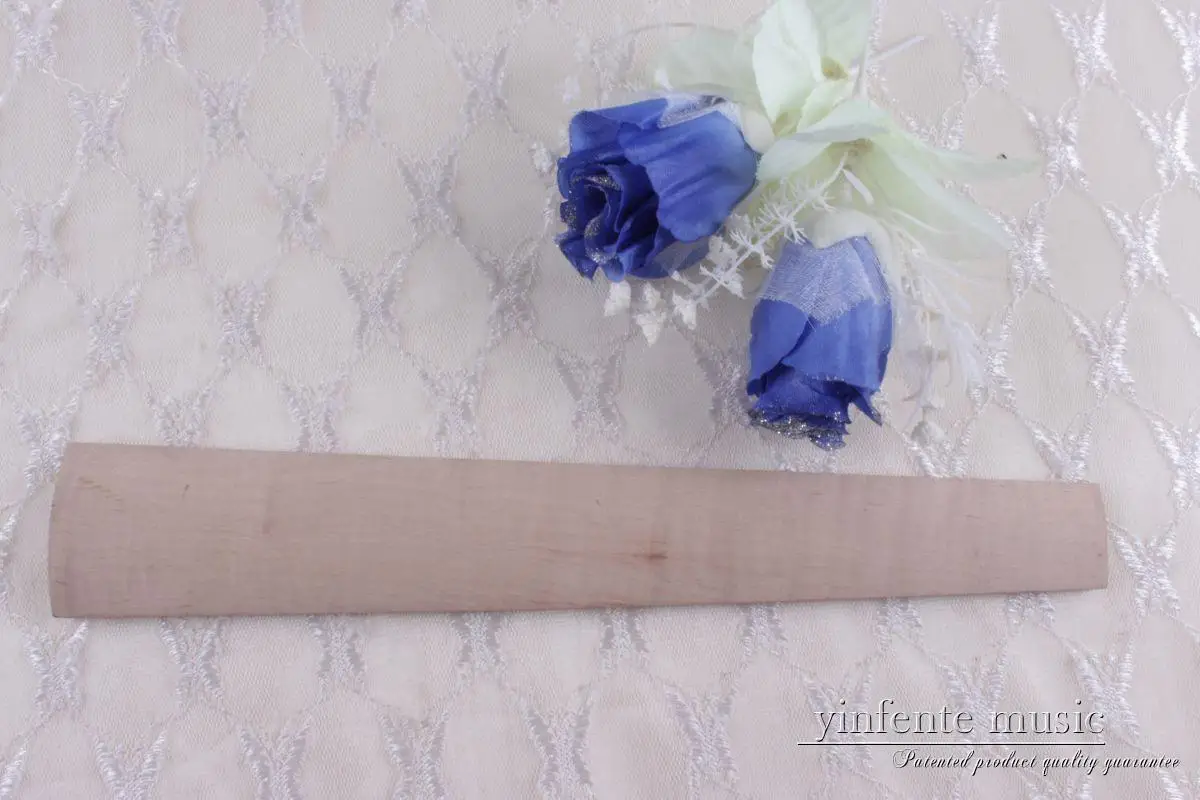 

Yinfente New 4/4 Violin Fingerboard Natural maple Full Size Violin Parts Free Shipping #714