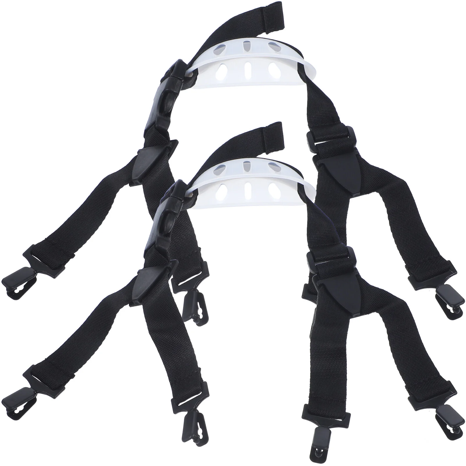 

2 Pcs Rope Hard-hat Chin Strap Safety Straw Sun Hats Men Buckle Polyester Man Bonnets