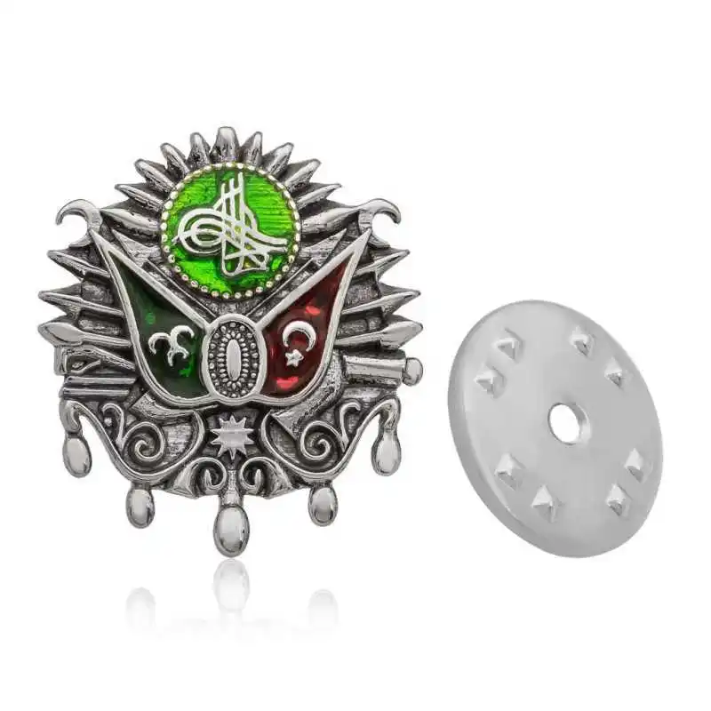 

Tevuli 925 Sterling Silver Ottoman State Crest Badge
