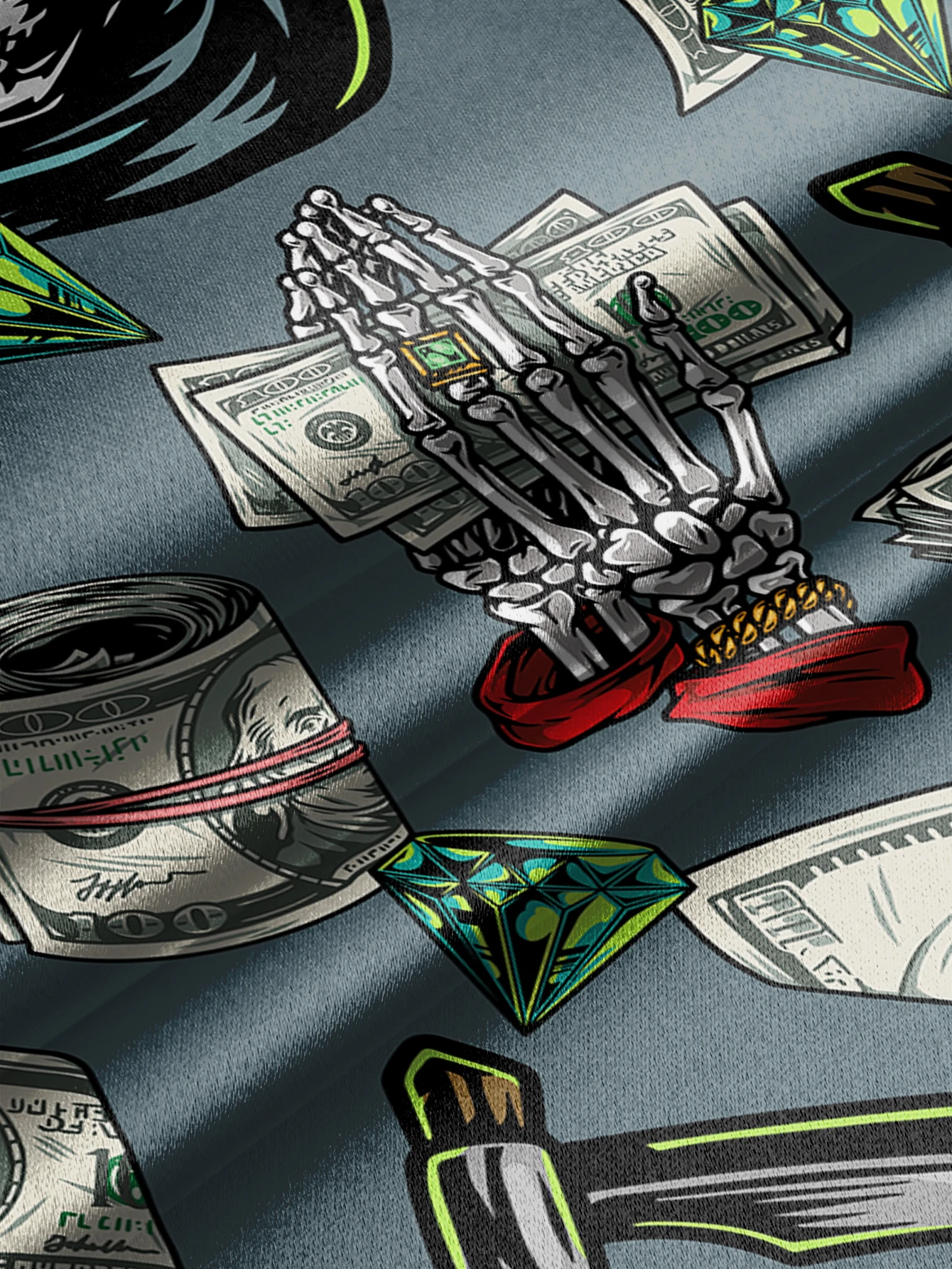 Мужские пляжные шорты для бега с 3D-принтом черепа зеленые брюки быстросохнущая