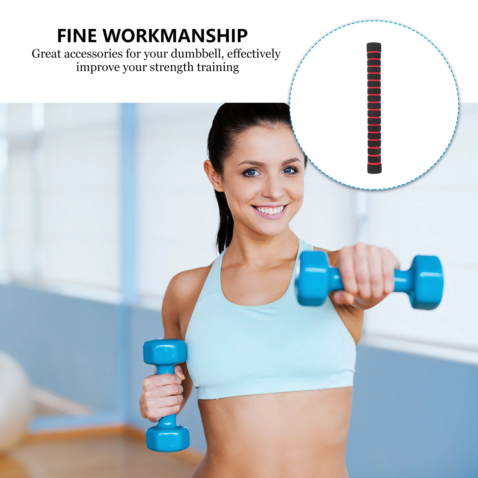 Ручки для гантелей Шатун Соединитель штанги Оборудование фитнеса Пузырьковые