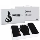 Набор из шапки, шарфа и перчаток унисекс, зимний теплый комплект из 3 предметов