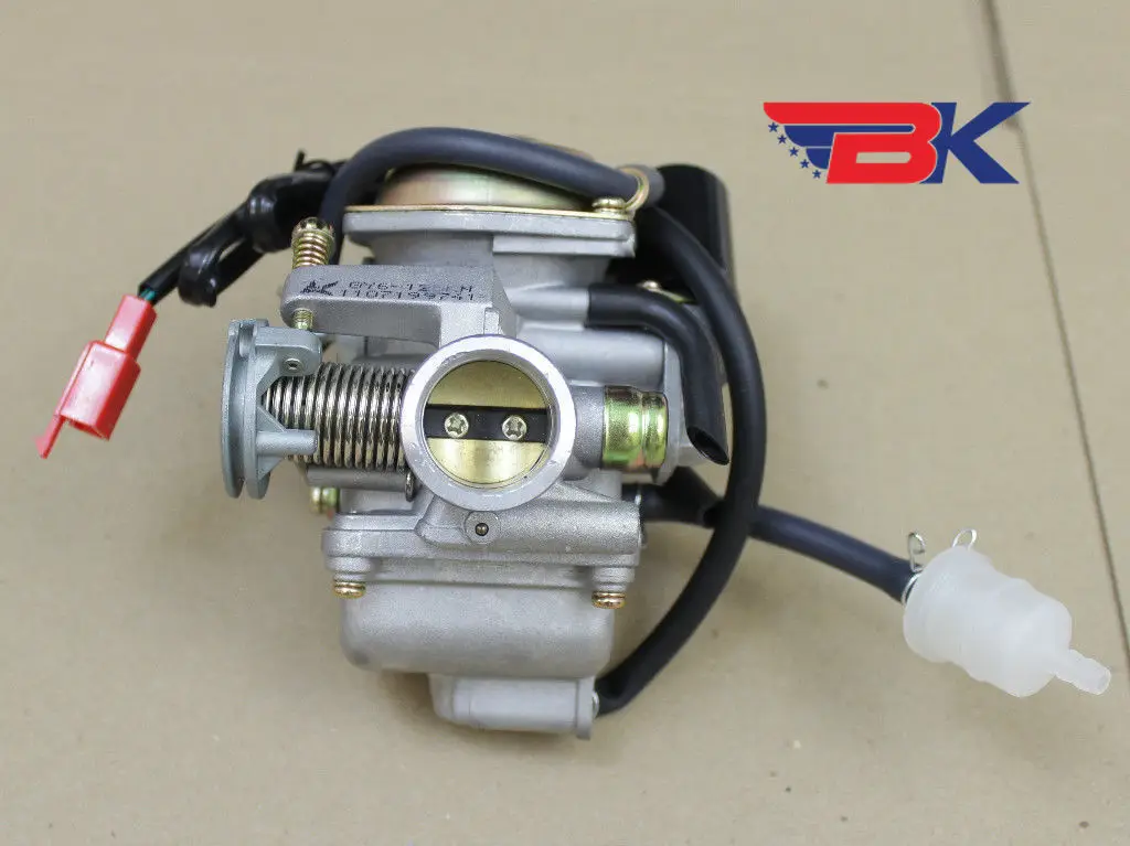 Фото Новый карбюратор, подходящий для скутеров Znen Lance BMS, Jonway Vento, Shenke Tank 150cc №2