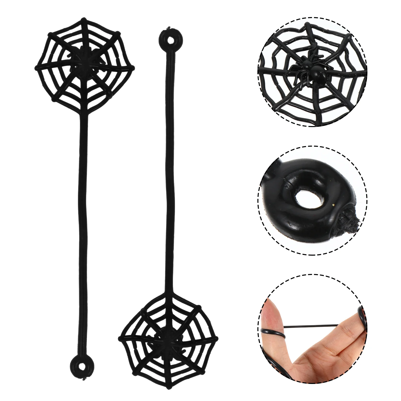 

20 Pcs Viscous Spider Web Halloween Playthings Interesting Toys Gift Sticky Presents Kids Tpr Children Gifts Festival