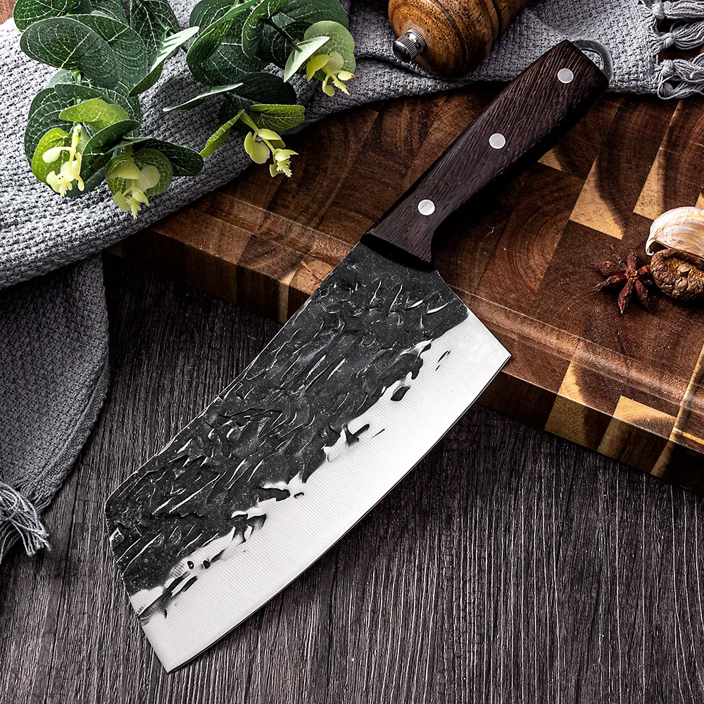 

Chef Knife Handmade Forged Chopping Knives High Carbon Steel Boning Knife Butcher Grilling Knife For Meat Bone Vegetable Outdoor