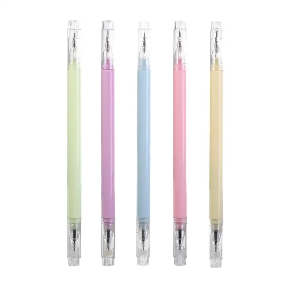 

Portable Tape Cutter Cutting Pen Sticker Cutter Engraving Pen Paper Cutting Pen Gel Pen Paper Cutter Double Head Pen