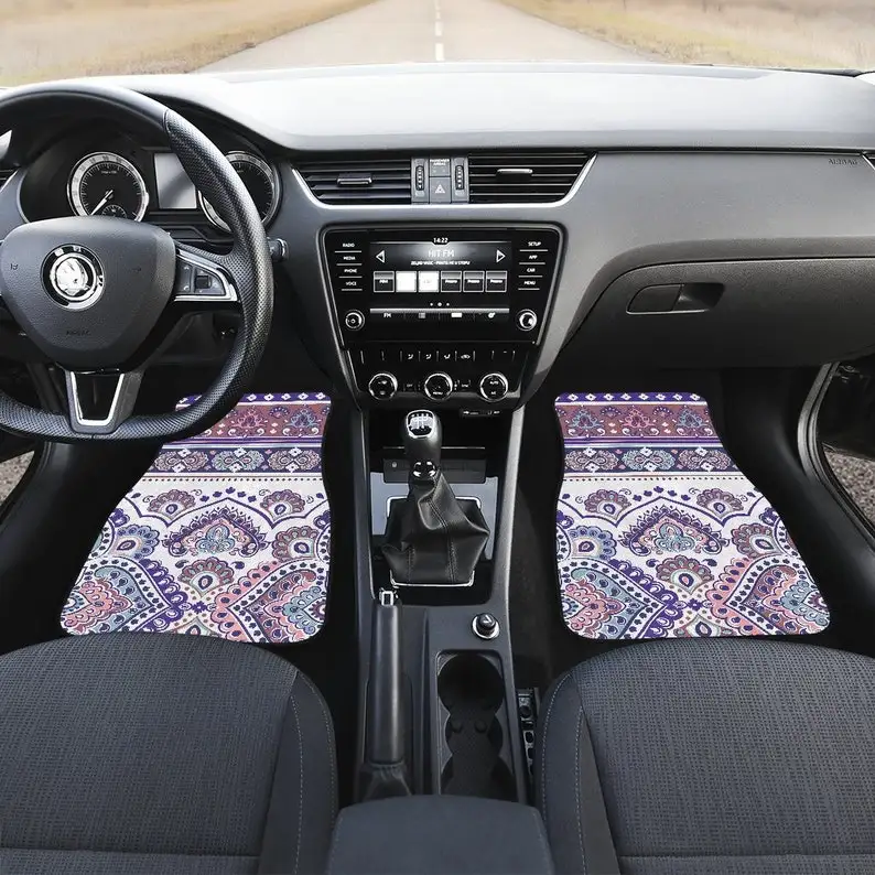 

Boho Persian Car Floor Mats, Car Floor Mats Set, Floor Mats for Car, Bohemian, Boho Chic