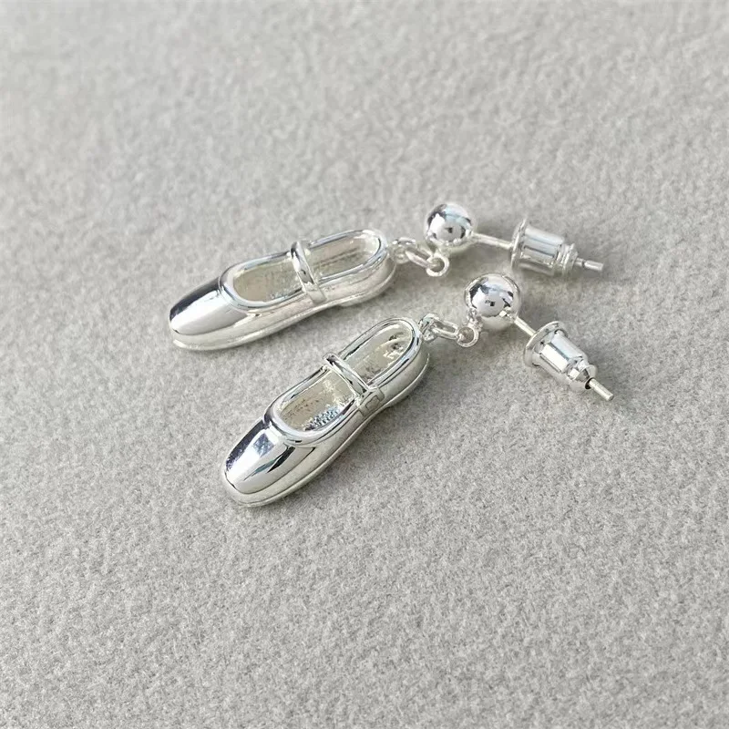 Уникальный дизайн изысканные балетки серьги-гвоздики для студентов подарок на