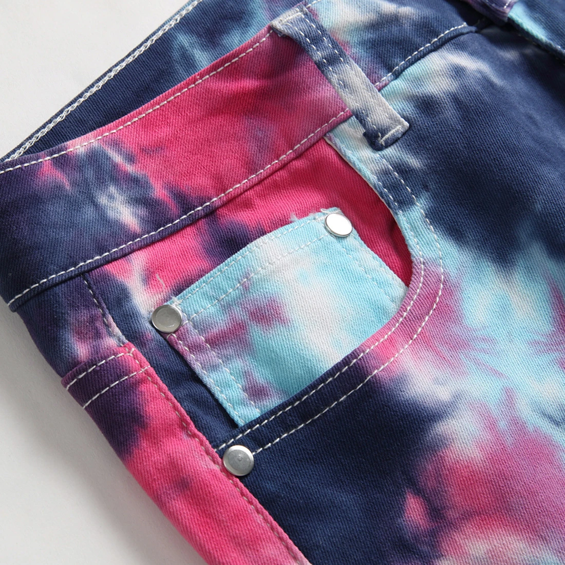 2023 New Men Hip Hop Youth Street Jeans Punk Style Casual Fashion Male Pants Tide High Quality Slim Fit Dye Mens Pencil Trousers