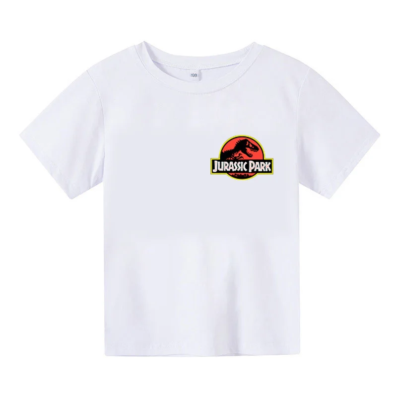 

Summer New Fashion Short Sleeve T-Shirts, Jurassic Animal Park Costumes for Boys and Girls, Comfortable Cool Teen Casual Wear
