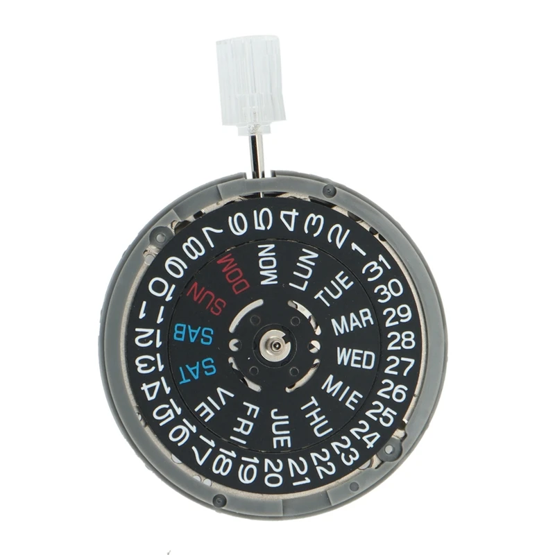 NH36 English Date Week Automatic 3.8 O'clock Crown Watch Movement Mechanical Replacement Parts