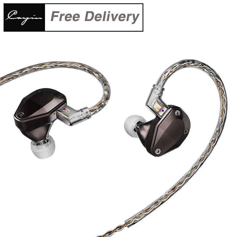 

Hi-Fi стереонаушники Cayin YB04, Четырехъядерные сбалансированные Внутриканальные наушники с 2-контактным съемным кабелем