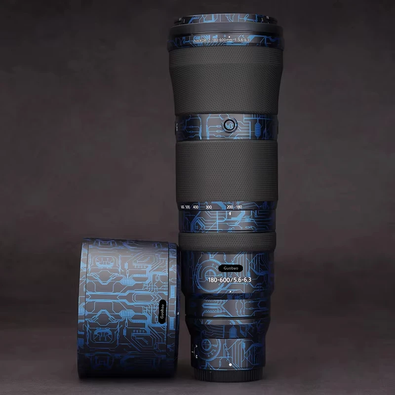 Наклейка-наклейка для объектива камеры Nikon Z 180-600 мм виниловая пленка покрытие NIKKOR