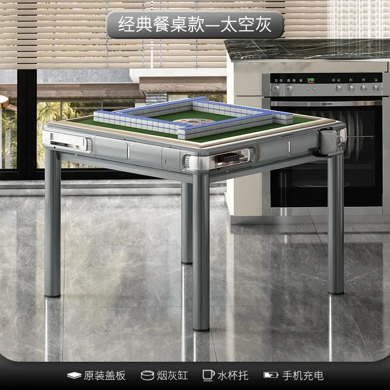 Zhonghu Mahjong Machine Automatic Household Dining Table Dual-Purpose Roller Coaster Heating Bass