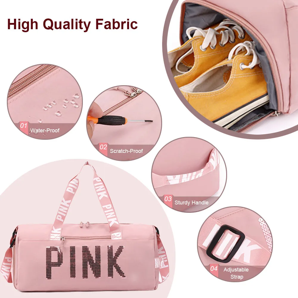 Новая дорожная сумка из ткани Оксфорд женские тренировочные сумки для фитнеса