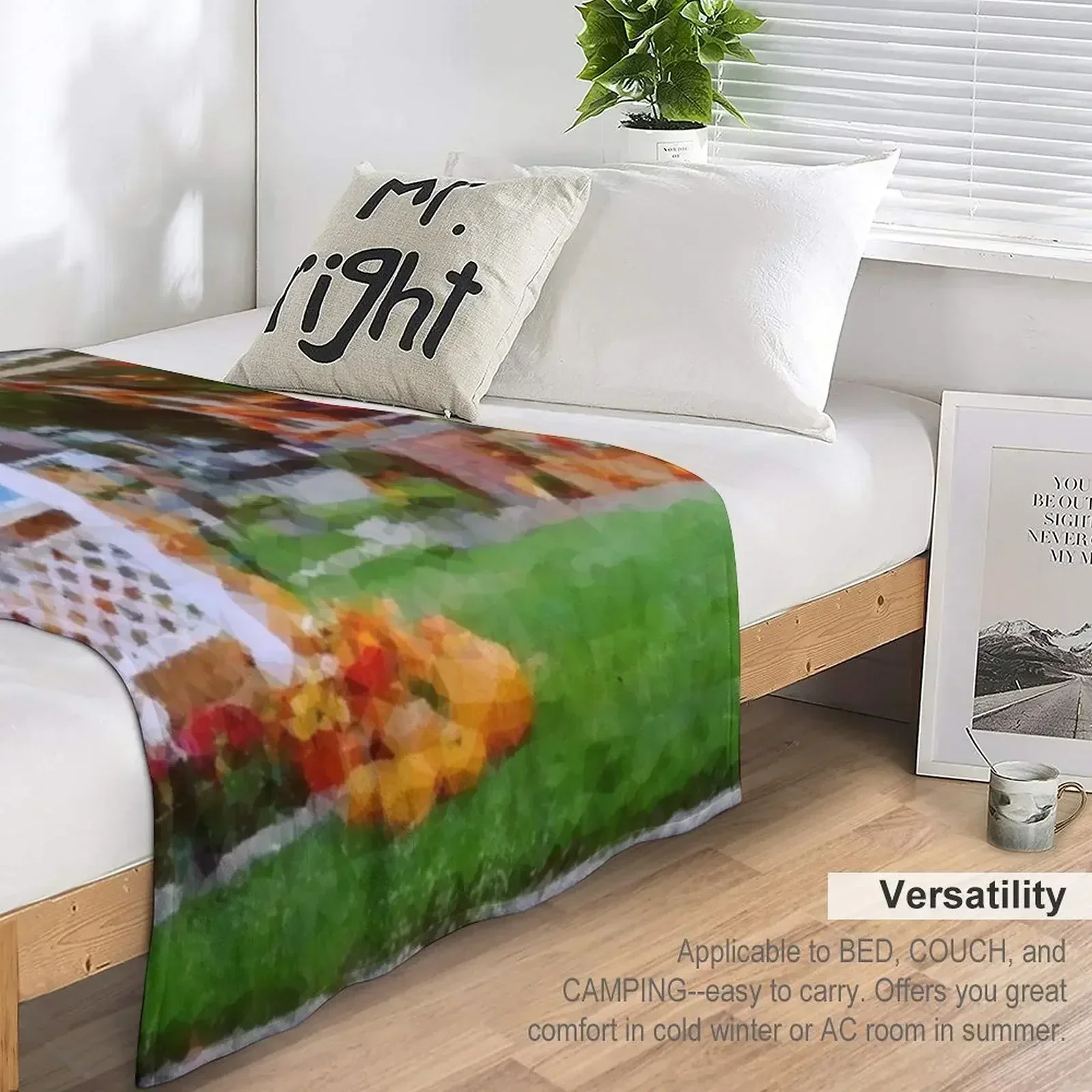 Беседка - Town Square осеннее одеяло пляжное фланелевое для косплея аниме одеяла