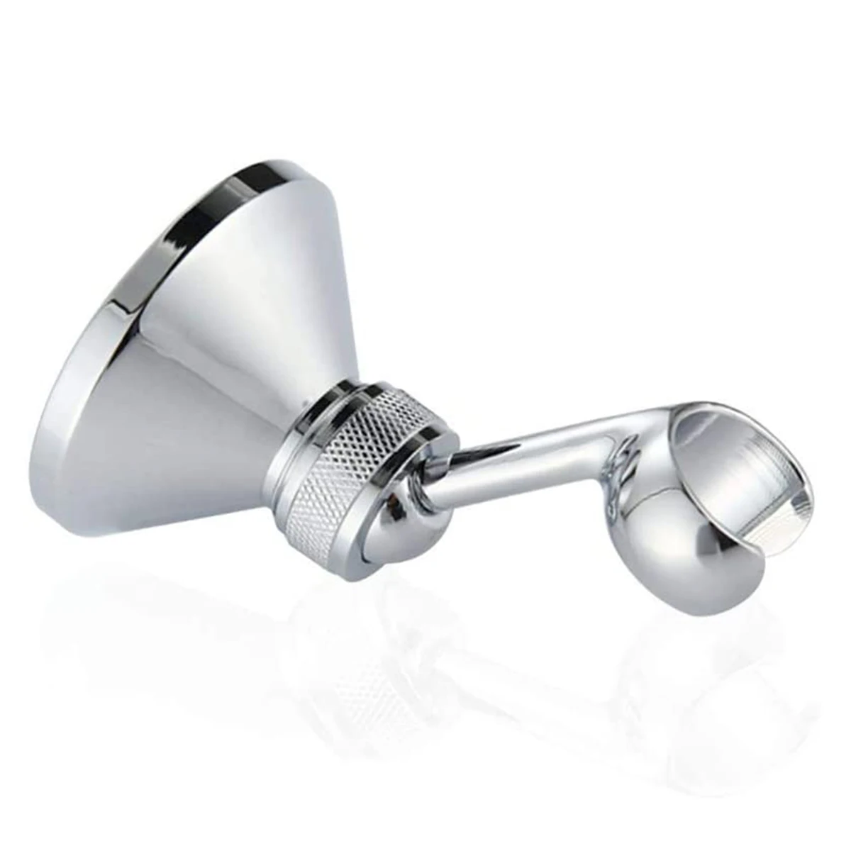 

Wall Bracket Shower Head Holder 100*65mm Adjustable Anti-corrosion Copper Holder Chrome Brass Shower Hose Brand New