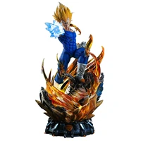 ls dragon ball super anime figurine model gk super saiyan vegeta figure action figures 45cm statue collection toy figma