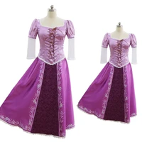 the princess rapunzel cosplay costume for adult kids women the tangled costume girls womens dress ball gown party fancy dress