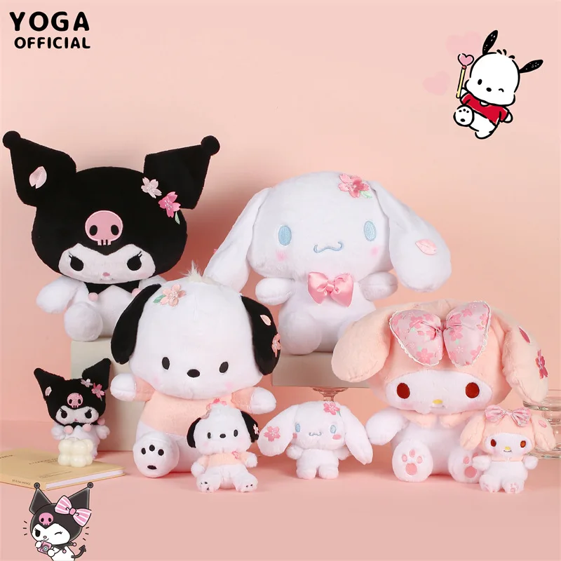 

Sanrio Kawaii аниме Cinnamoroll Kuromi My Melody брелок симпатичный мультяшный плюшевый брелок для девочек фотоигрушка подарок