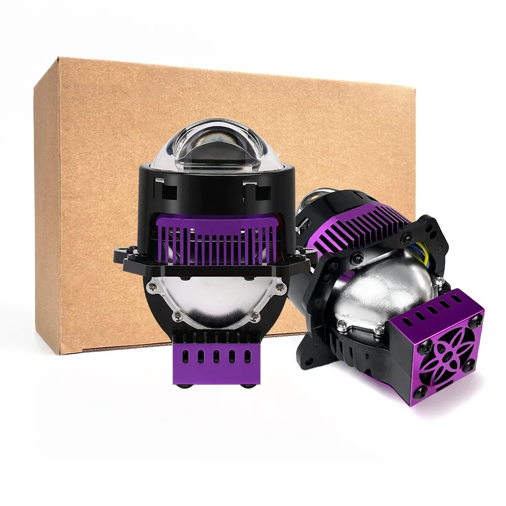 Горячая Распродажа 3-дюймовая матрица фар с большими линзами прямая 13000LM одна