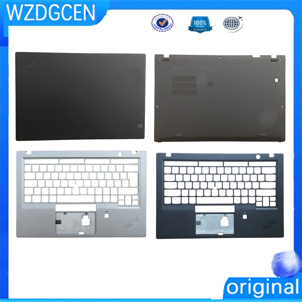 

Used For Lenovo ThinkPad X1 Carbon 6th 2018 01YR430 WQHD LCD Back Top Case/ Palmrest Upper / Bottom Case shell 01YR421