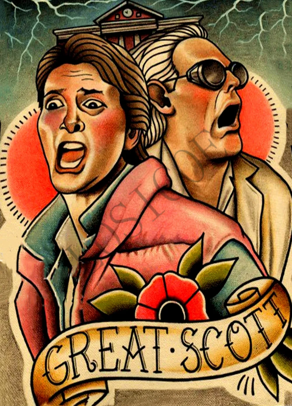 

Плакат из фильма, винтажный творческий дизайн татуировок, настенное искусство, ретро крафт-бумага, HD печать, живопись, настенная наклейка, украшение для дома, мм2