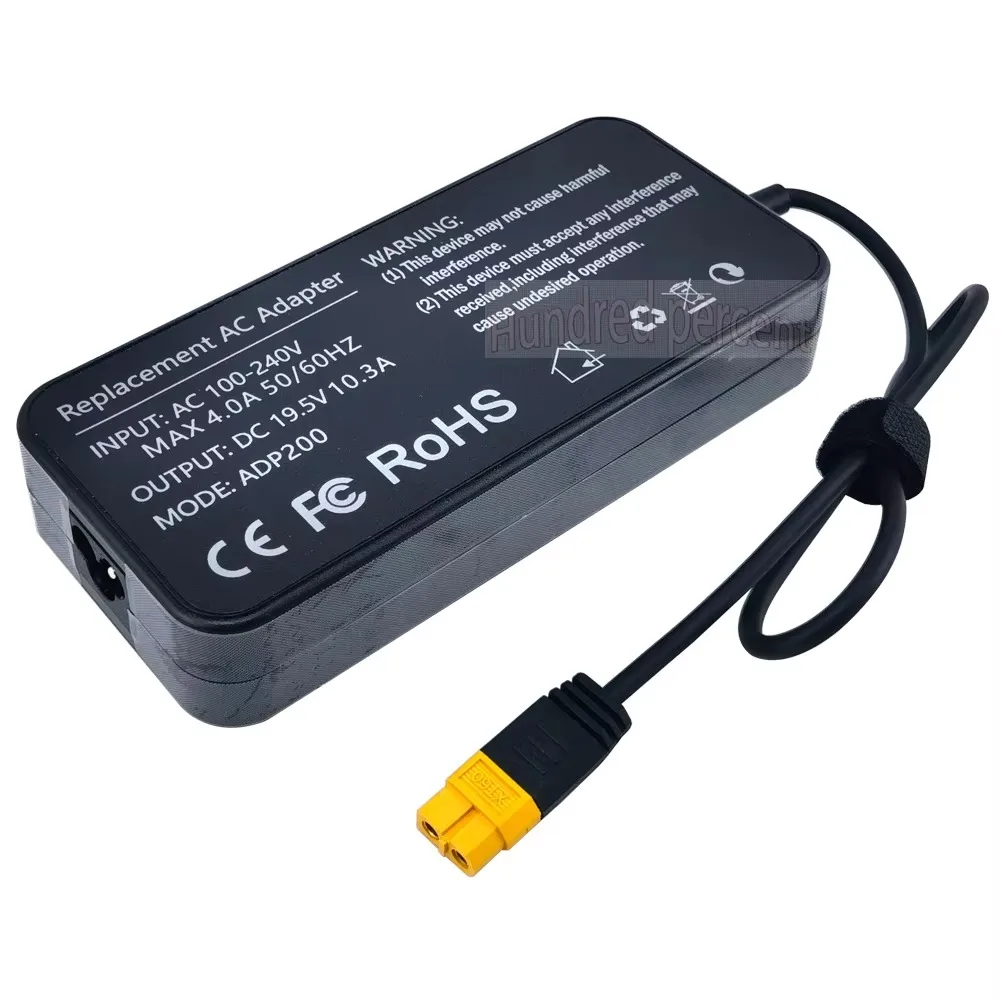 Фото DroMaToolKitRC ADP200 200W 4A Зарядное устройство, адаптер питания DC19.5V 10.3A с выходом XT60 для RC ISDT GTPower HotRC Sk №5