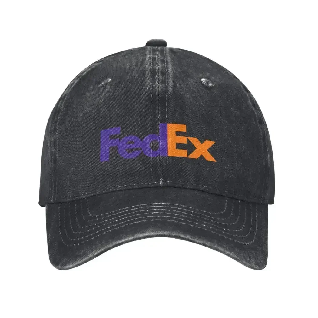 Фото Повседневные кепки в стиле хип-хоп, хлопковая бейсболка FedEx, регулируемая кепка-тракер на заказ для мужчин и женщин №1