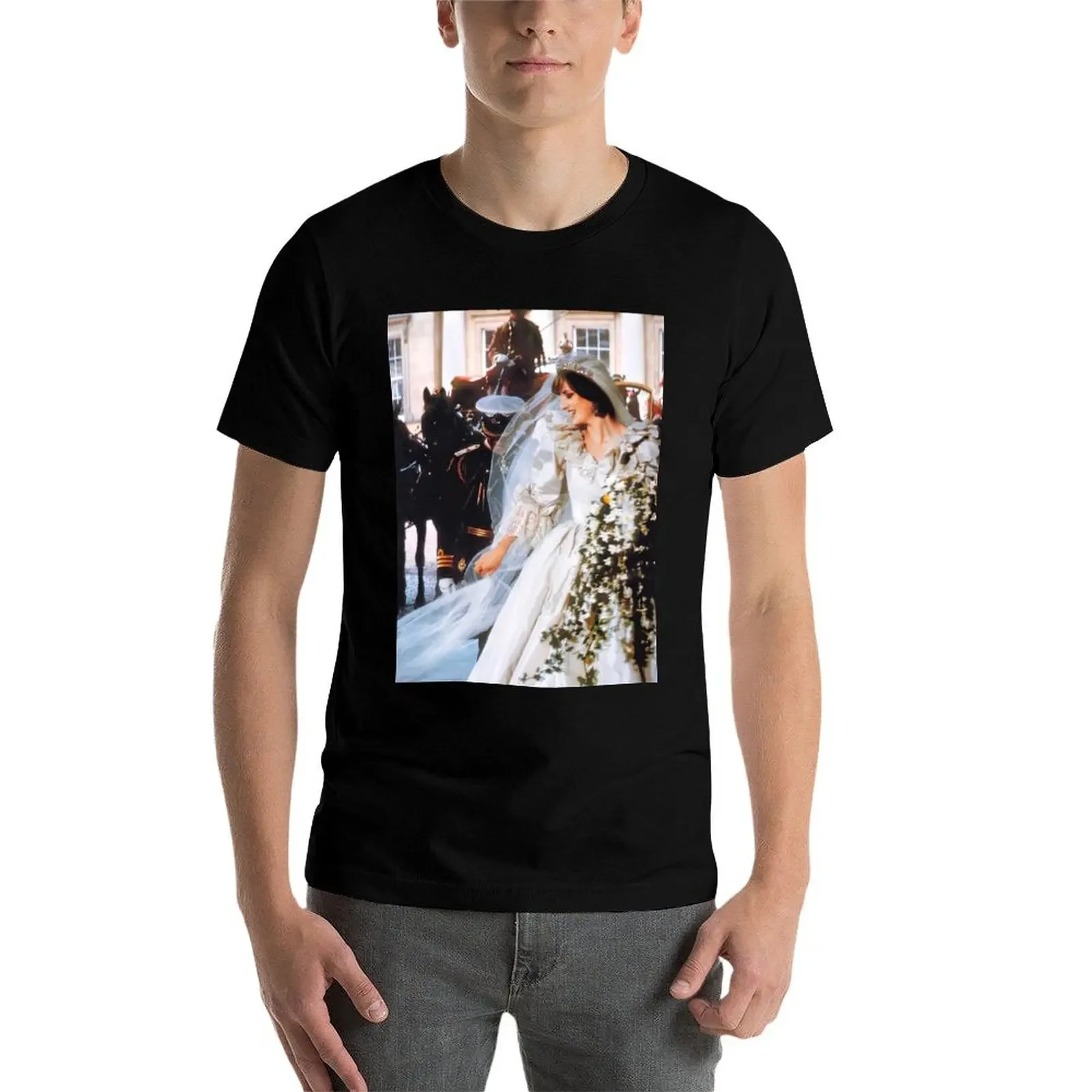 Принцесса Диана в день свадьбы 1981. Футболки топы с животным принтом для мальчиков