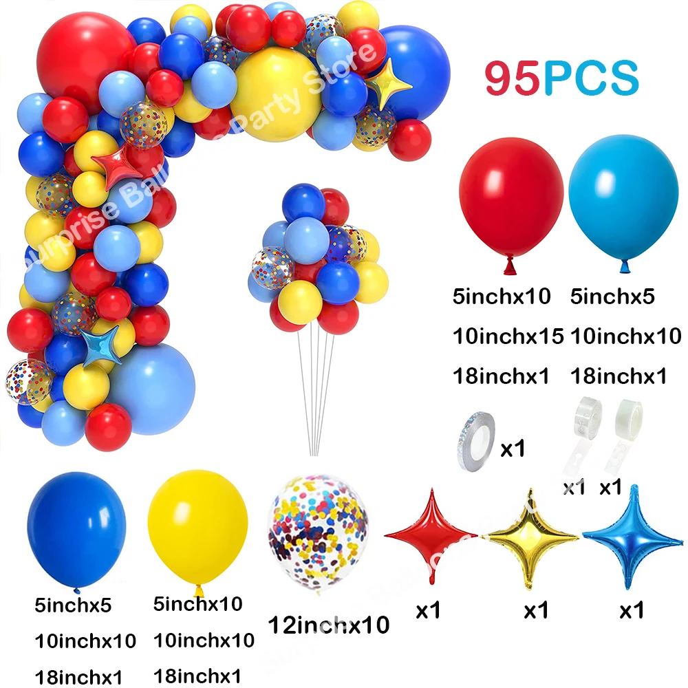 

Комплект воздушных шаров для карнавала и цирка