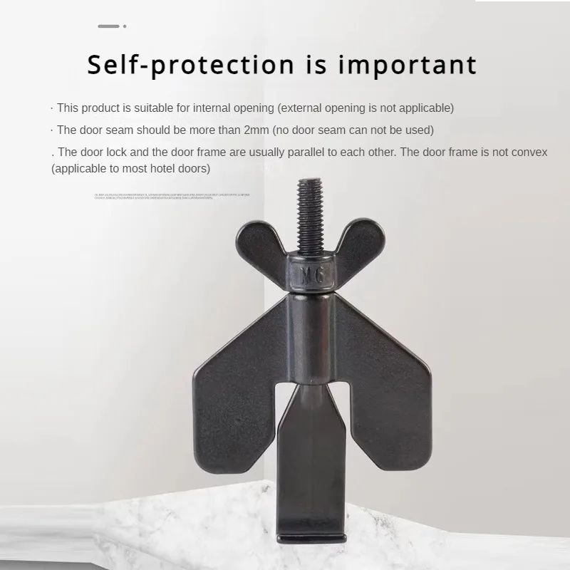 Портативный дверной замок для отеля Самооборона остановка защита от кражи в