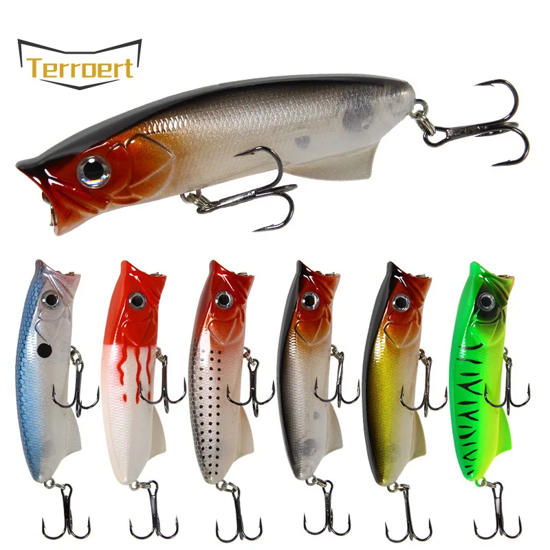 

1pcs 8cm/11g Floating Popper Topwater Fishing Lures Crankbait Swimbait Wobble Swaying Artificial Hard Baits for Isca Pesca Bass