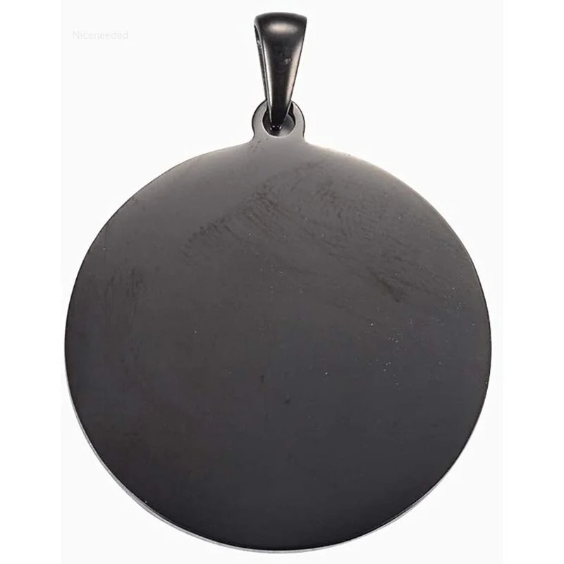 

10Pcs 304 Stainless Steel Pendants Flat Round Charms Blank Stamping Tag Pendants Large Hole Charms for Jewelry Making