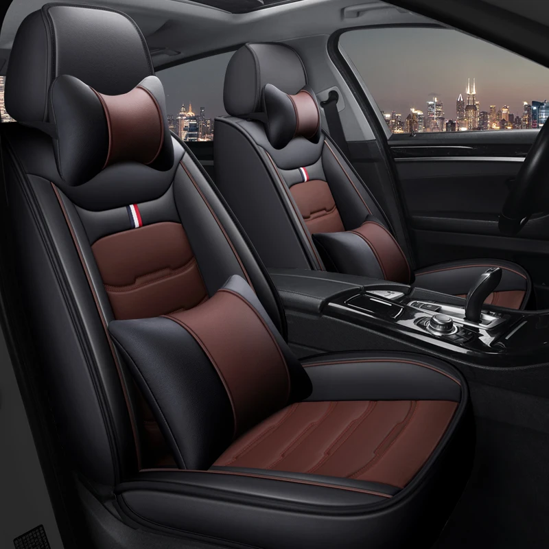 

WZBWZX High-Quality Universal Leather 5 Seats Car Seat Covers For Lexus GT200 ES240 ES250 ES350 GX460 GX470 GX400 Car-Styling