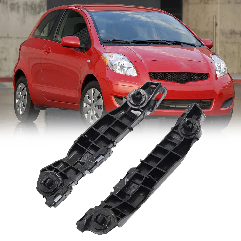 1 пара автомобильных опорных кронштейнов переднего бампера для Toyota Yaris 2007 2008 2009 2010