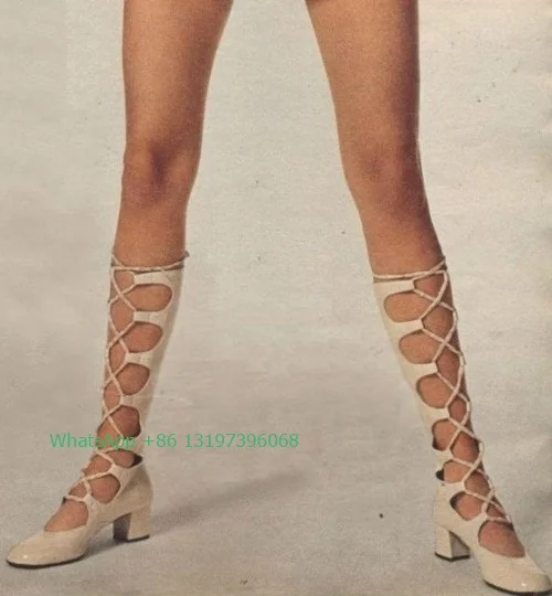 

Женские ажурные Дизайнерские Сапоги до середины икры, сапоги на шнуровке и массивном каблуке, классические черные туфли, повседневная обувь Мэри Джейн, обувь размеров для лета и осени