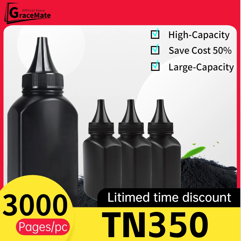 

Toner Powder Compatible for Brother TN350 TN 350 Cartridge HL2030 HL2035 HL2037 HL2040 HL2070n FAX 2820 2920 MFC7220 MFC7225
