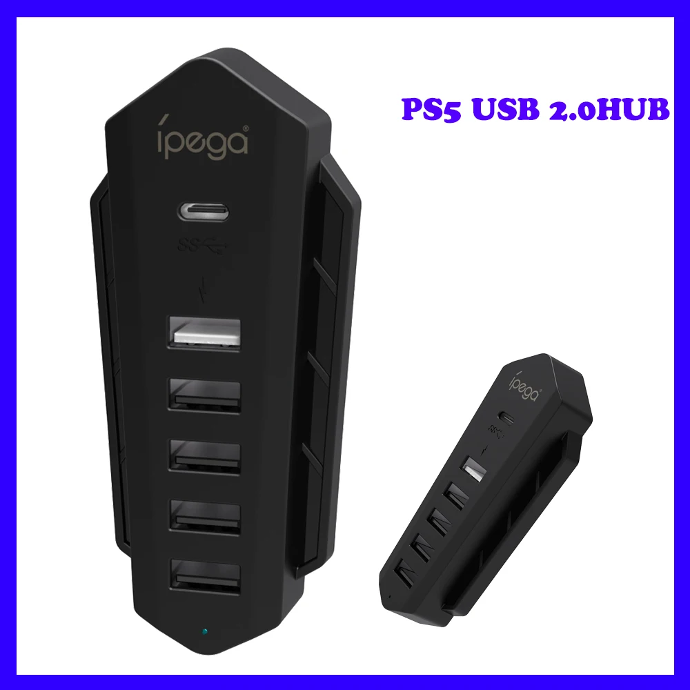 

Удлинитель USB 6 в 1, сплиттер для подключения, адаптер питания, высокоскоростной концентратор, кабельный разъем, интерфейс Type-C для PS5, концентратор USB 2,0