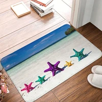 sea stars starfish doormat modern bathroom living room floor mat balcony rug door mat beautiful scenery sea absorbent bath mat