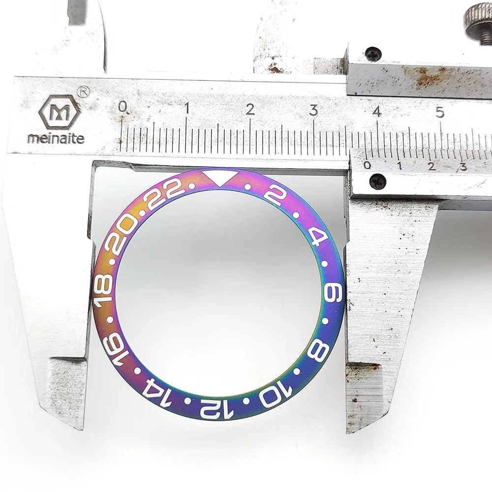 Часы для модификации магазина 38 мм цветной Безель часов высококачественная