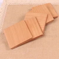 durable wood coasters wood square resistant drink mat round heat resistant drink mat coffee cup pad table non slip coffee pad