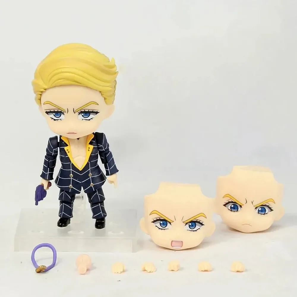 Аниме Jojo's Bizarre Adventure Guido Mista Risotto Nero Q Версия Фигурка Игрушка из ПВХ Модель куклы